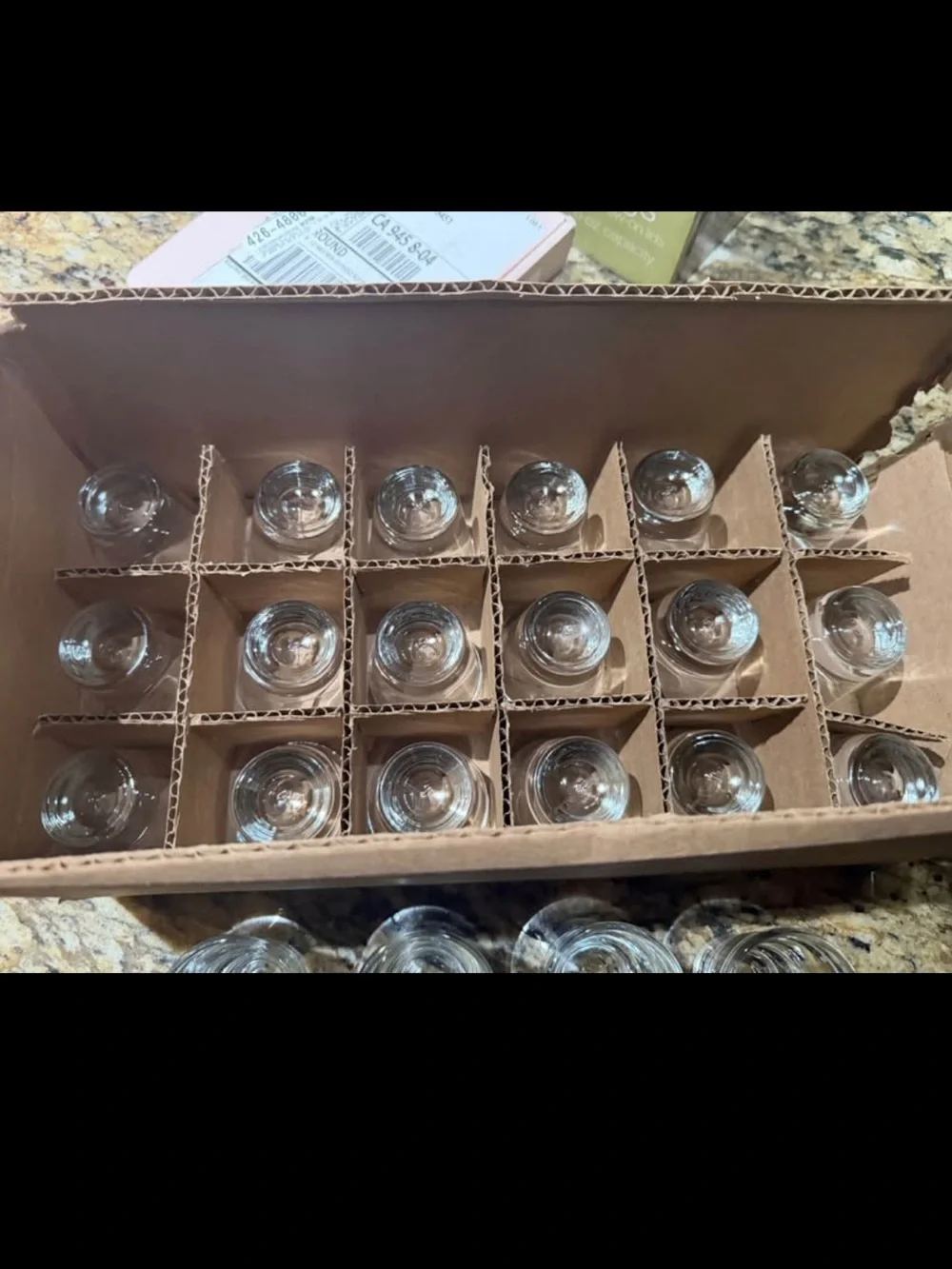 Clear Glass Shot Glasses - Set for Home Parties